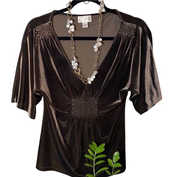 Gold Link & Pearl Necklace - Picture 1 of 4